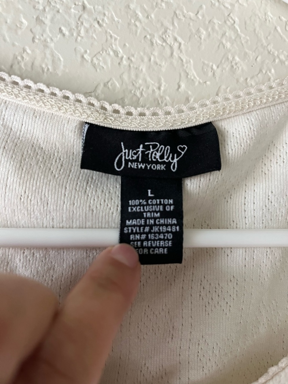 Cottagecore Coquette White Cotton Bow Pointelle Short Sleeve Crop Knit Top - Picture 3 of 4